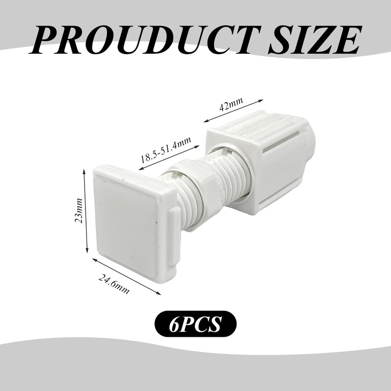 6-Piece Blind Brackets, Blind Mounting Accessories, Punch-Free Blind Reels, Adjustable