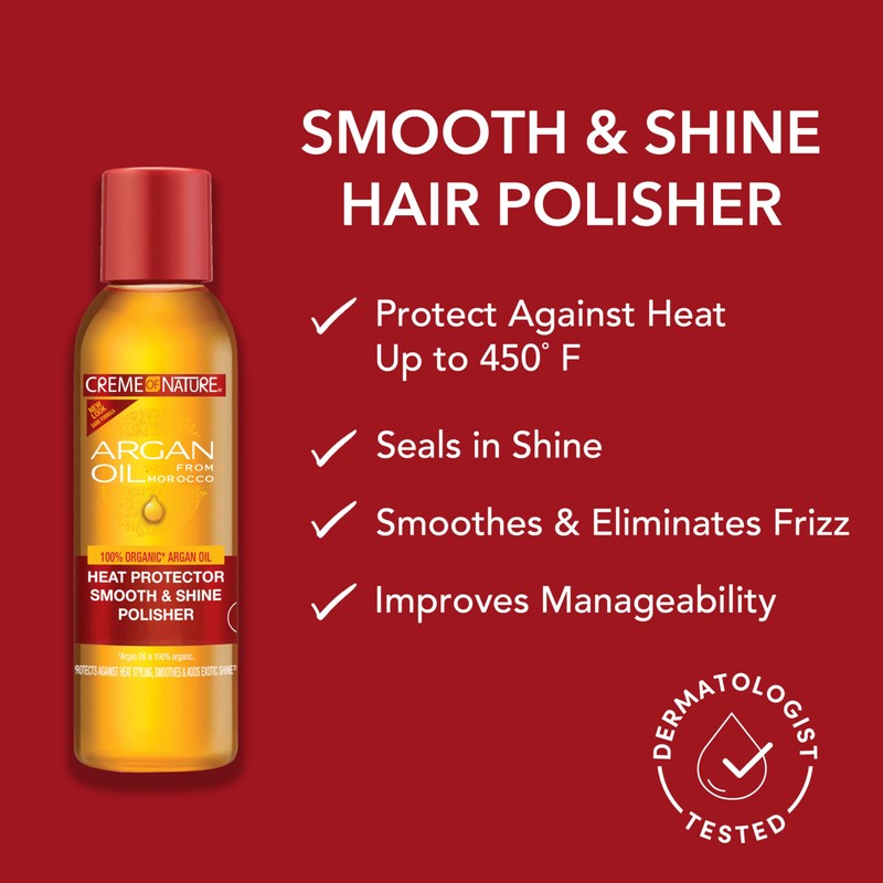 Creme of Nature Argan Oil Heat Defense Smooth & Shine