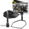 Area1 Motorrad Lenkerendenspiegel Spiegel Set kompatibel mit VN 1700 Classic,