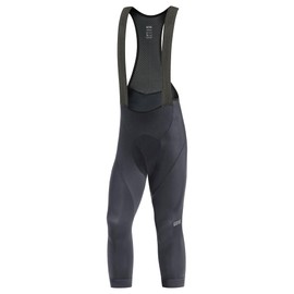 GORE WEAR C3 Salopette a 3/4 da ciclismo con fondello per uomo, L, Nero