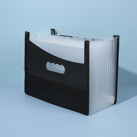 Organizador de archivos de acordeón Nvzi-b, 13 bolsillos, carpeta expandible de archivos, organizador de recibos de impuestos de facturas de papel... 