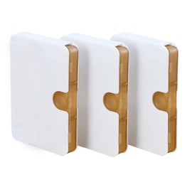 Portable Pill Organizer, 6 Compartments Travel Pill Case for Purse or Pocket -Small Pillbox Dispenser Home Travel Supplement Holder to Hold Medicines, Cod Liver Oil, Supplements (3 Count yellow）