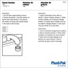Plumb Pak PP800-10 PlumPak Faucet Aerator, 13/16-27 Male, Chrome Plated,