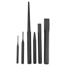 Urrea Juegos de cinceles, punzones y botadores de 6 piezas