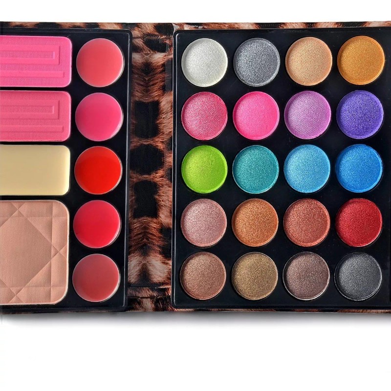 Ecvtop Maquillaje Profesional Paleta De Sombra Brillo Labial