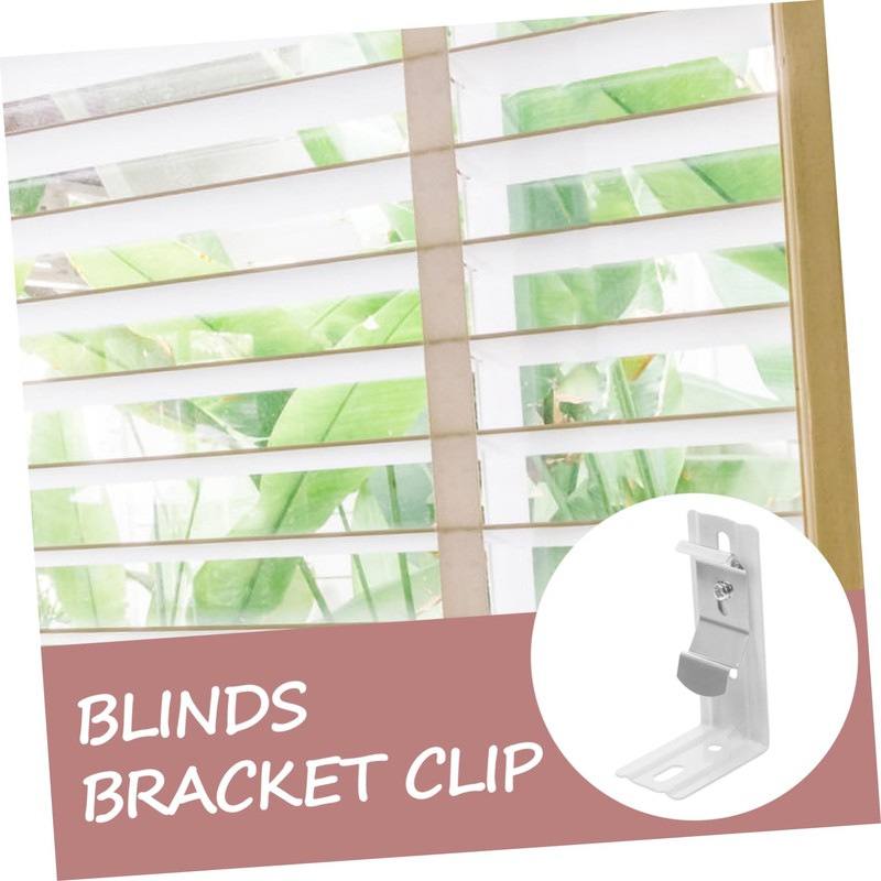TEHAUX Window Blind Hardware Parts Vertical Blind Bracket Clamps Secure