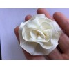 Unbranded Carnation Shaped Lapel Stud Pin - Antique White/Cream Ribbon