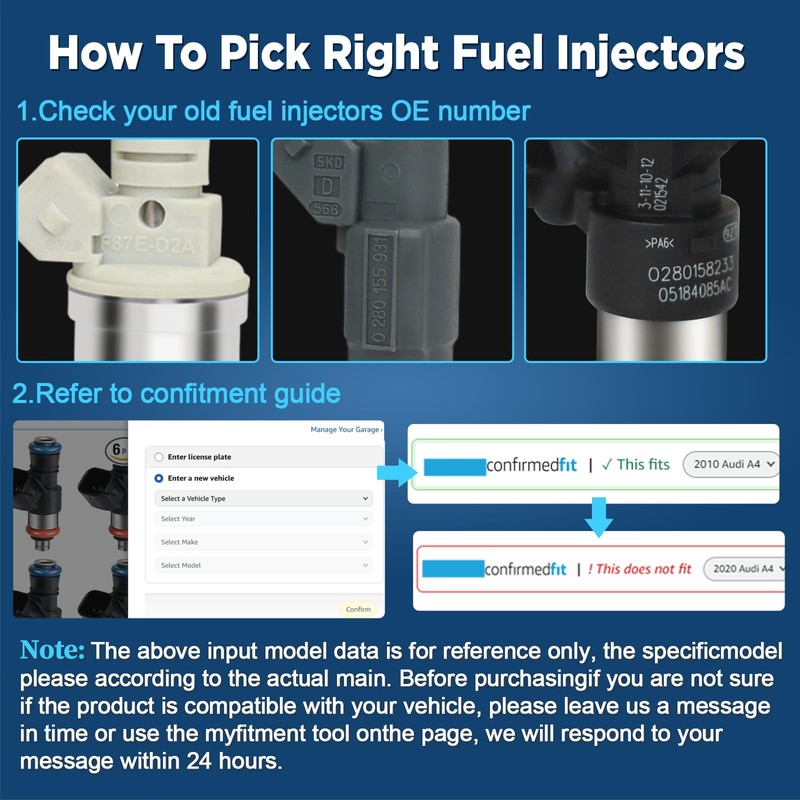 Fuel Injector Fit for Ford Escape Fusion 2014-2020 1.5L L4