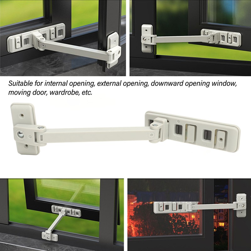 Child Safety Window Stopper Falling Prevention 3 Gears Adjust Children