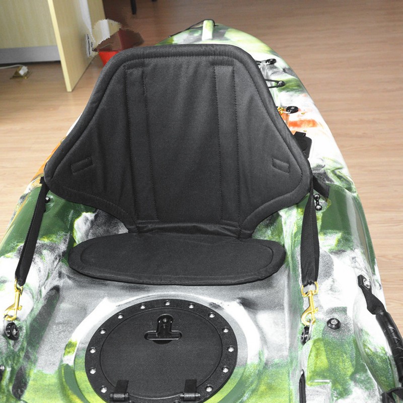 Adjustable Backrest Boating Seat Waterproof Pad Cushioned Back Support for