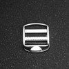 Operitacx 10 Pack Square Buckles 24mm Roller Buckles for Bag