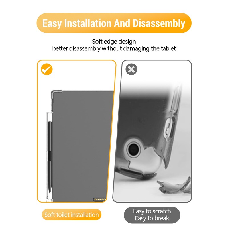 FJIASTB Clear Case for Onyx Boox Note Air 5C Tablet