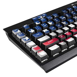 Skinit Decal Skin Compatible with K95 RGB Platinum Mechanical Gaming Keyboard - Skinit Originally Designed USA Flag Design