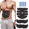EMS Abdominal Muscle Trainer Portable Digital Charging Exercise Fitness Patch