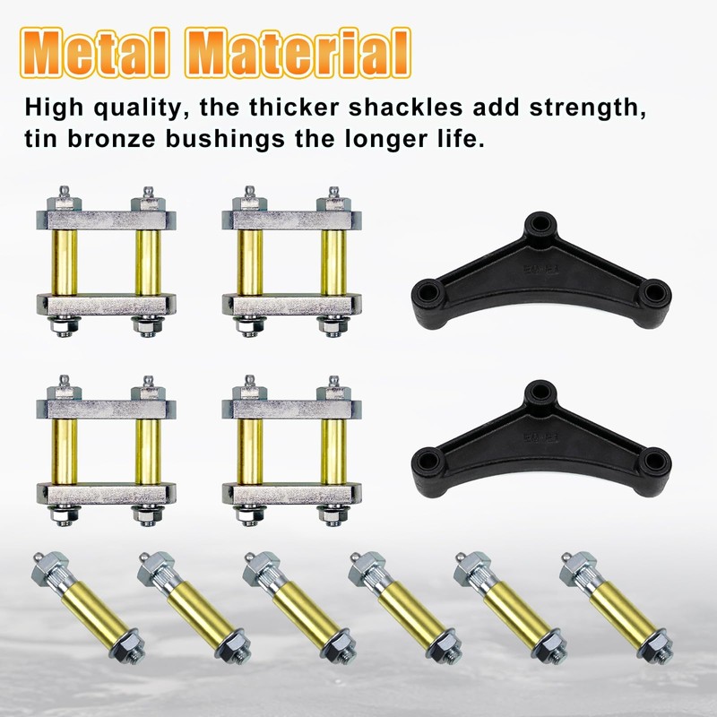 RYANSTAR RACING Heavy Duty Shackle Upgrade Kit with 2Pcs Trailer