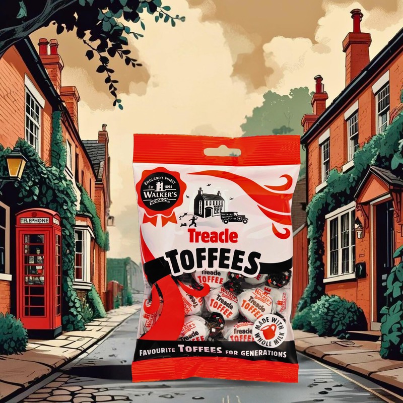 Walkers' Nonsuch Treacle Toffee | with Condensed Milk & Black