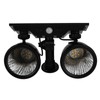 Solar Projection Light Human Body Induction 2‑Color Solar Lawn Lamp
