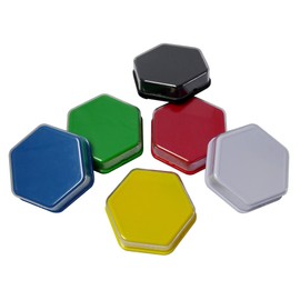 Talking Products Talking Tiles Voice Recorders, Communication Sound Buttons, Pack of 6 Colors, 80 Seconds Recording, Educational Classroom Resources, Game Show Answer Buzzers