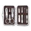 Gneric 2 Kit Portátil Manicura Tijeras Corta Uñas Aluminio Viaje7pz
