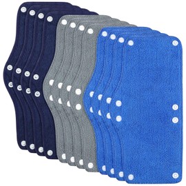 Funtery 12 Pieces Hard Hat Sweatband Washable Reusable Welding Helmet Sweatband 3 Colors Hard Hat Liner Helmet Accessories for Welding Safety (Dark Blue, Light Blue, Gray)