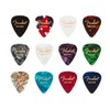 Fender Paquete de 12 Plumillas Premium de Guitarra, Celuloide, 351,