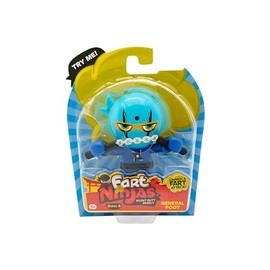 Fart Ninjas by Funrise 70701 General Poot | Cheek Burner Series 8 Collectible Figures | 10 Hilariously Realistic Fart Sounds, Aqua