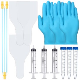 Weewooday 3 Set AI Artificial Insemination Dog Breeding Kit Artificially Inseminate Kit Disposable Canine Cones Dog Semen Collection Bag for Pet(30 cm,Blue)