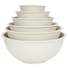 Chef Craft Eco Bamboo Fiber Mixing Bowl Set, 6 Piece