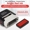 Emailed Self Inking Stamp, Refillable Stampers for Office - Business,
