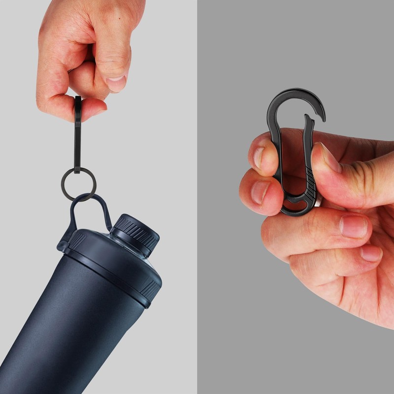 Tibitdeer Keychain, Pure Titanium, Lightweight, Carabiner, Stylish, Outdoor, Men's, Women's,