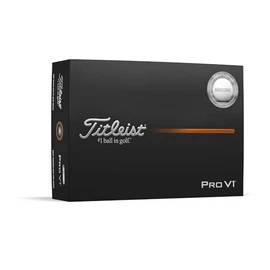 Titleist 2025 Pro V1 Enhanced Alignment Golf Balls, White (One Dozen)