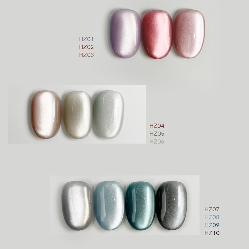 classic nail Miss Milo Hazy Wipe Magnetic Gel 10-piece set