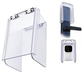 YJNBEST Weatherproof Flip-Cover for Smart Door Locks & Keypads - Universal Rain Shield for Access Control Keypads, Door Phones, and Intercom Systems (Y140 - Flip lid)