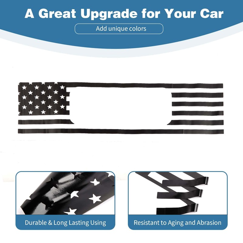 PDKLIN for Durango American Flag Sticker Rear License Plate Decals