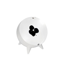 LONYIABBI Ferrofluid Sound-Responsive Lamp, Dancing Ferrofluid with Music Rhythm, Symbiont in a Bottle, Perfect for Gaming, Desktop, and Ambient Decor with Colorful Lights - Color: White