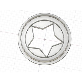 3D Printed Fan Art Cookie Cutter Inspired by Animal Coin