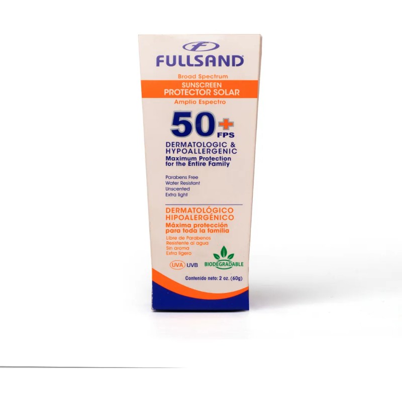 Fullsand Protector Solar Bloqueador Crema Viaje Fps5