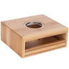 Teapot Warmer Household Bamboo Teapot Heating Base Holder Office Teaware