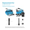 ZUVER 1-1/4" (43mm) Conduit Punch and Die Black Oxide Finish,