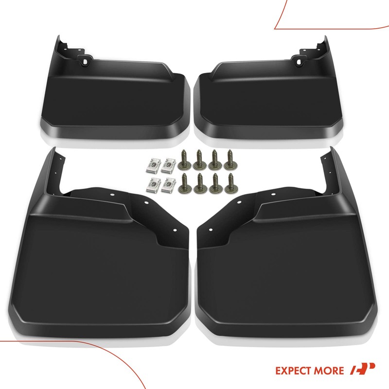 A-Premium Set of 4PCS Mud Flaps Splash Guards Mudguards Mudflaps