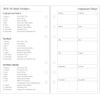 Orgnizme 2026 Weekly Diary Refill Personal Size, Week on Two