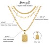 Memgift Paperclip Chain Necklace for Women Dainty Trendy Paperclip Snake