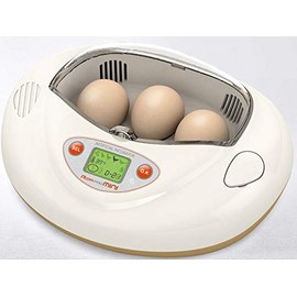Rcom Digital Auto-Turning High hatching rate egg incubator, PX-03 Plastic/Metal Mini Egg Incubator with additional small Plastic Egg Tray(2500103) for small 7 Quail Eggs.