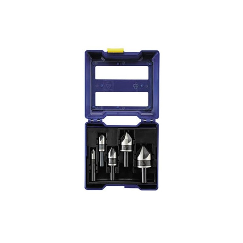 IRWIN Metal Countersink Drill Bit Set, 5 Piece, 1877793
