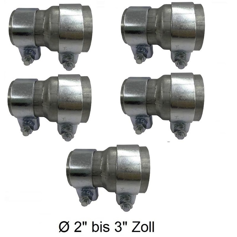 Exhaust Pipe Reducer Diameter 51 57 63 76 mm to