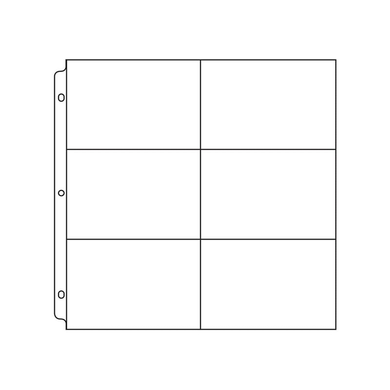 We R Ring Photo Sleeves 12"X12" 50/Pkg-(6) 4"X6" Pockets