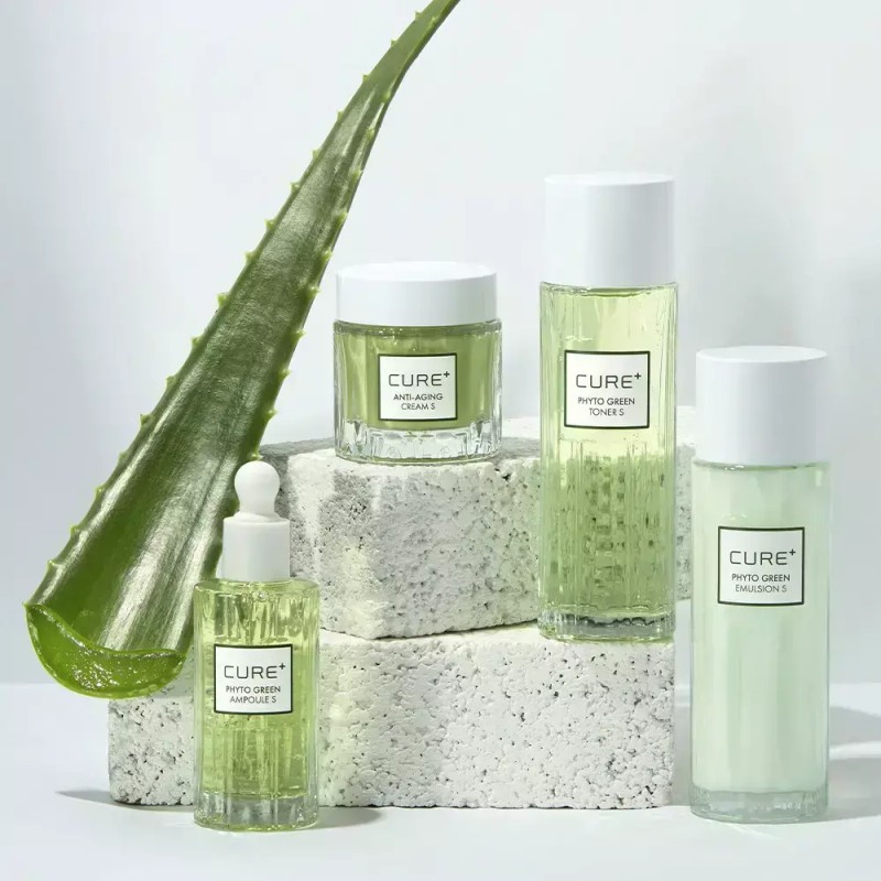 Kjm 김정문알로에 큐어 피토 그린 토너+에멀전 130ml Kim Jung Moon