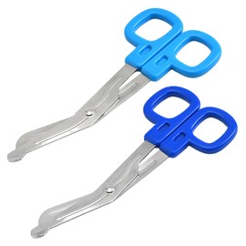 Ziyero Rescue Scissors Bandage Scissors Care Bandage Scissors Nurse Clothes Scissors Emergency Service – Ideal for Professional Use in Emergency Service or Everyday Tasks, Blue