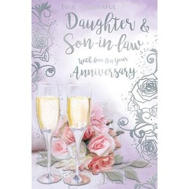 DAUGHTER & SON-IN-LAW Anniversary Card
