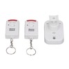 Outdoor Motion Sensor Alarm Anti Theft Remote Control Sound Light